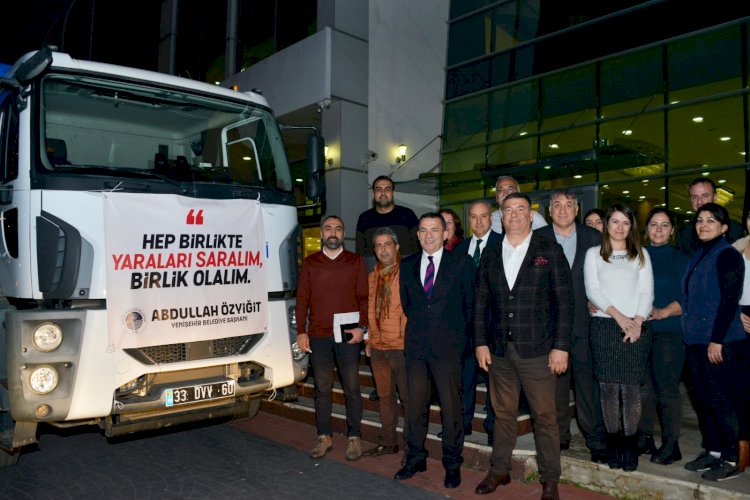 Yardımlar Yenişehir'den Bölgeye Gönderildi. 
