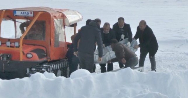 Karda kaybolan Ali Kaçar'ın cenazesi morga kaldırıldı