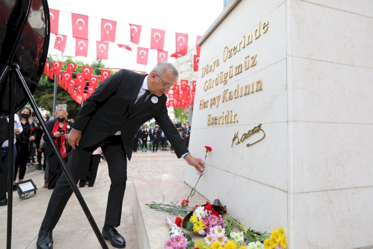 Mezitli’de Atatürk’e Sevgi Seli