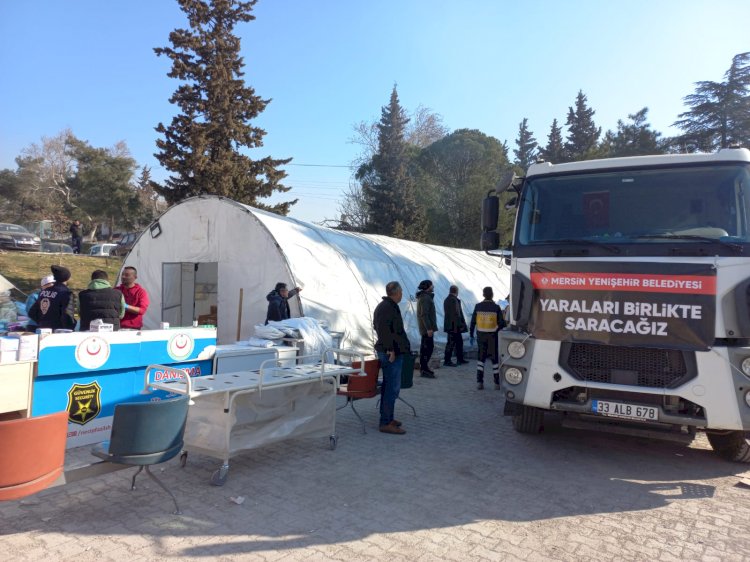 Yenişehir Belediyesi ve eczacı odalarından sahra eczanelerine destek